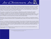 Tablet Screenshot of christensen.com