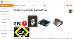 Desktop Screenshot of christensen.co.za